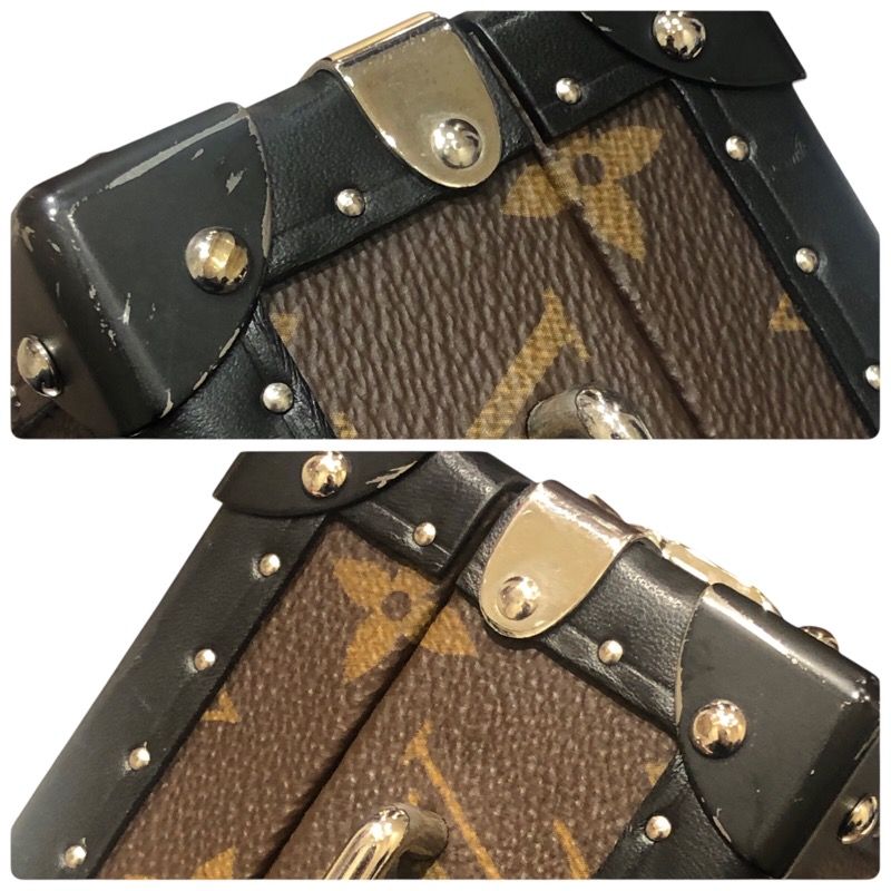 Louis Vuitton Monogram Macassar Clutch Box M20252 - Brown/Silver