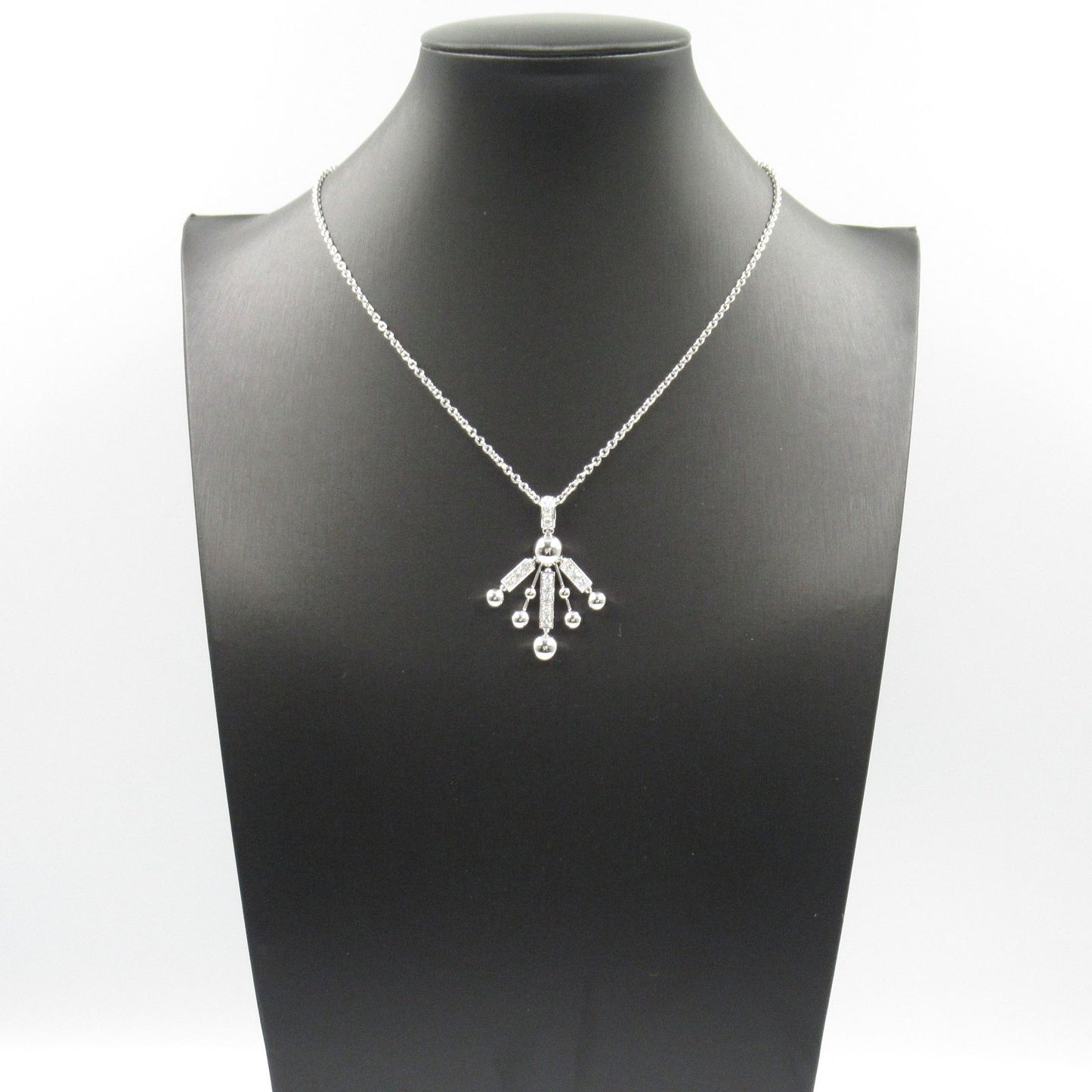 BVLGARI Astrale Fireworks Diamond Necklace in 18K White Gold