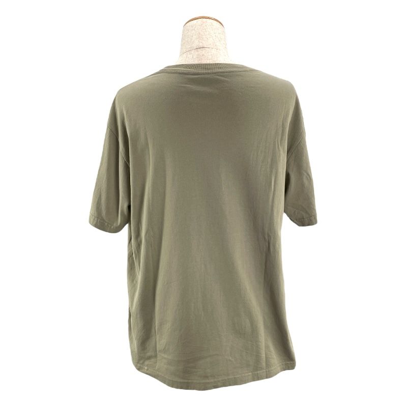 Christian Dior Diamond Logo Embroidered T-Shirt in Khaki