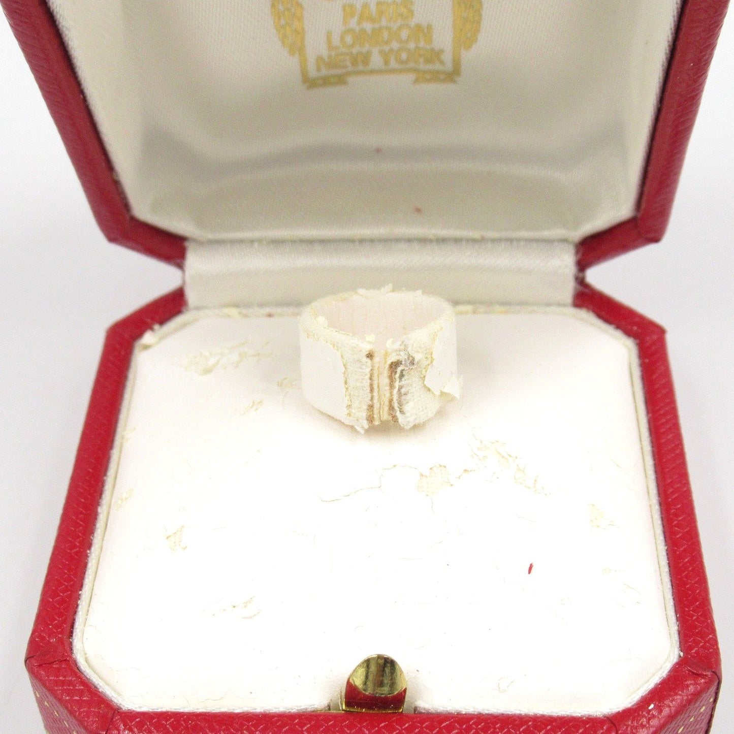 CARTIER Love Ring in K18 White Gold - Timeless Elegance