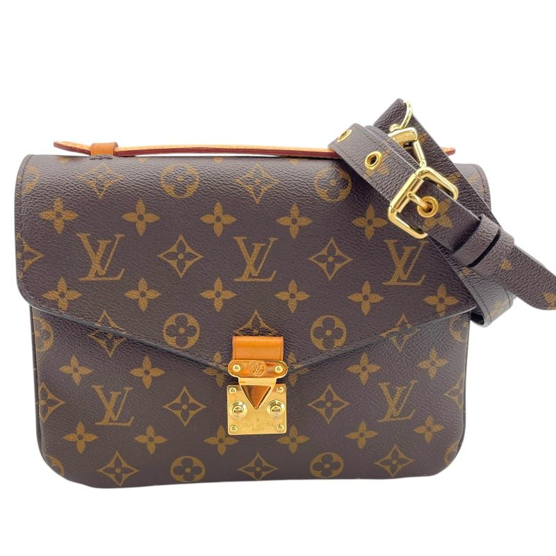 Louis Vuitton Pochette Métis MM Monogram Canvas Shoulder Bag