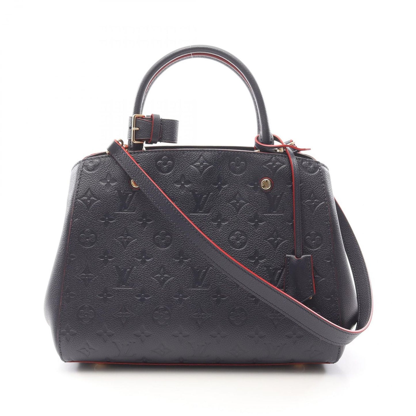 Louis Vuitton Montaigne MM Handbag in Marine Rouge - Exquisite Craftsmanship