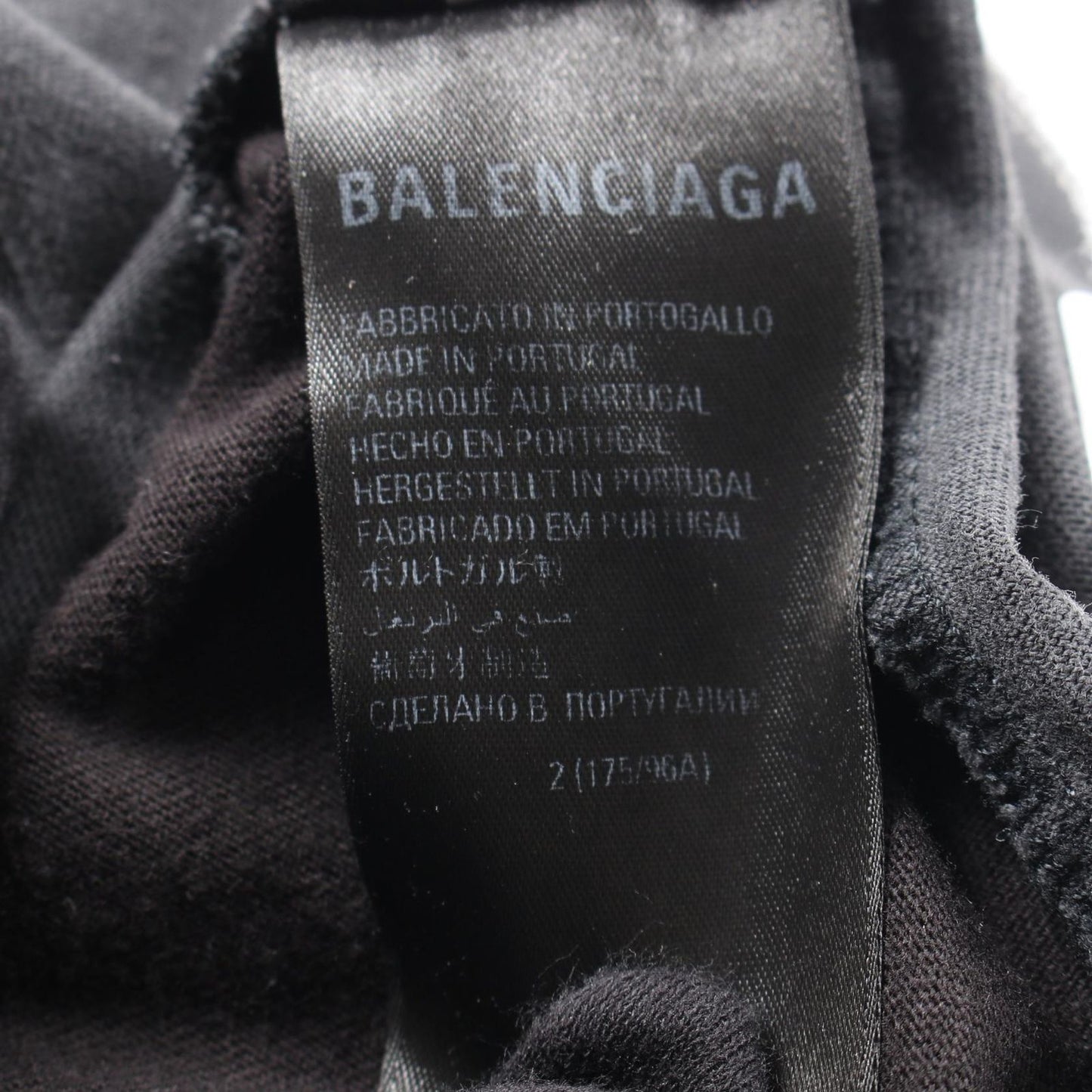 BALENCIAGA Speed Hunters Upside Down Cotton T-Shirt - Black Multi