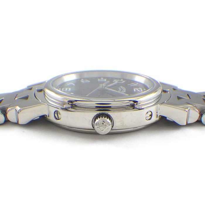 HERMES Clipper CL4.210 Black Dial Quartz Watch - Timeless Elegance