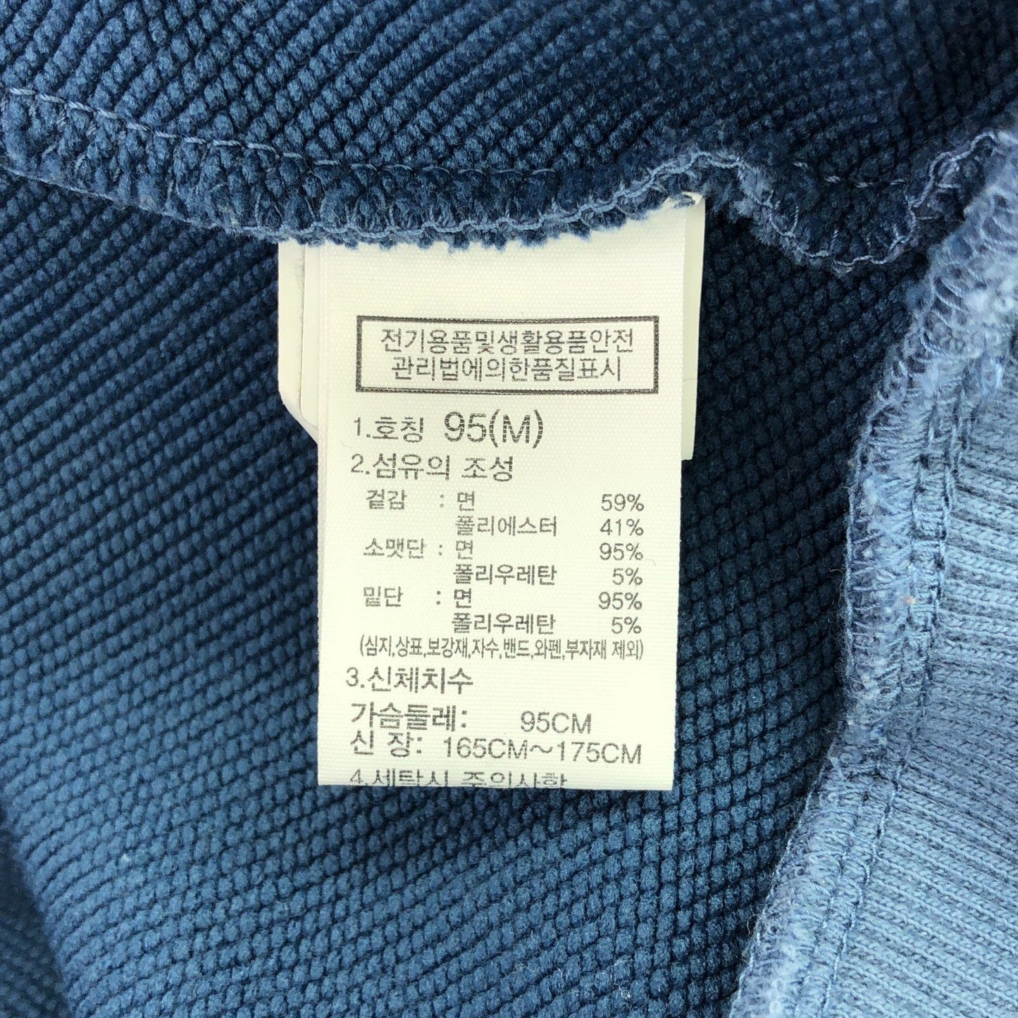 THE NORTH FACE WHITE LABEL Blue Cotton Pullover Hoodie - Size M