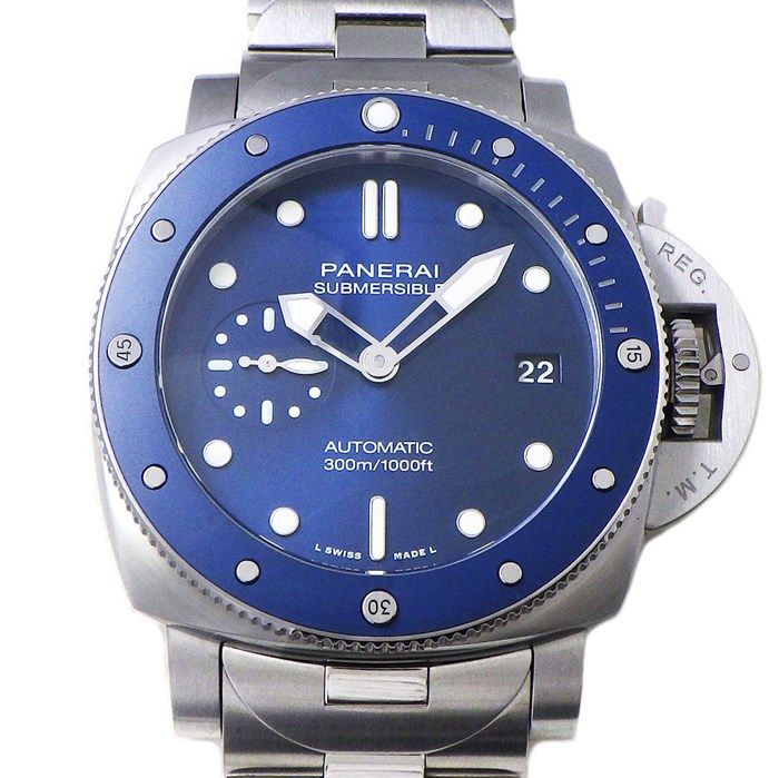 Panerai Submersible Blue Notte PAM01068 - Exquisite Dive Watch