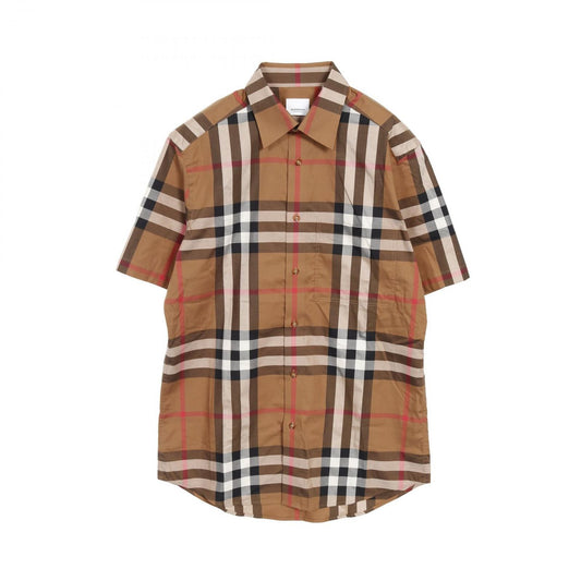 Burberry Vintage Check Cotton Shirt - Timeless Elegance in Brown