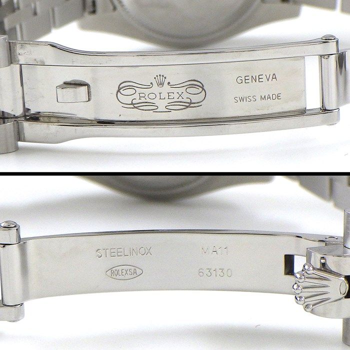 Rolex Lady-Datejust 26 179174 - Black Dial, White Gold & Steel