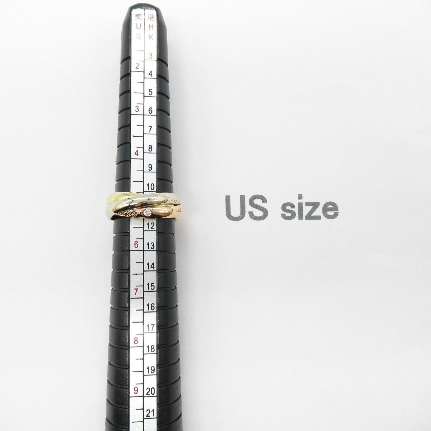 CARTIER Trinity Ring 3PD in K18 Gold - Timeless Elegance