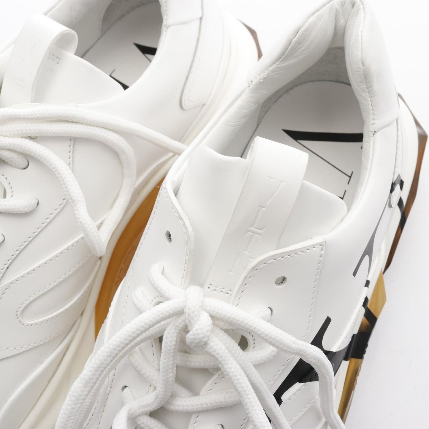 Valentino Garavani V Logo Leather Sneakers - Size 43