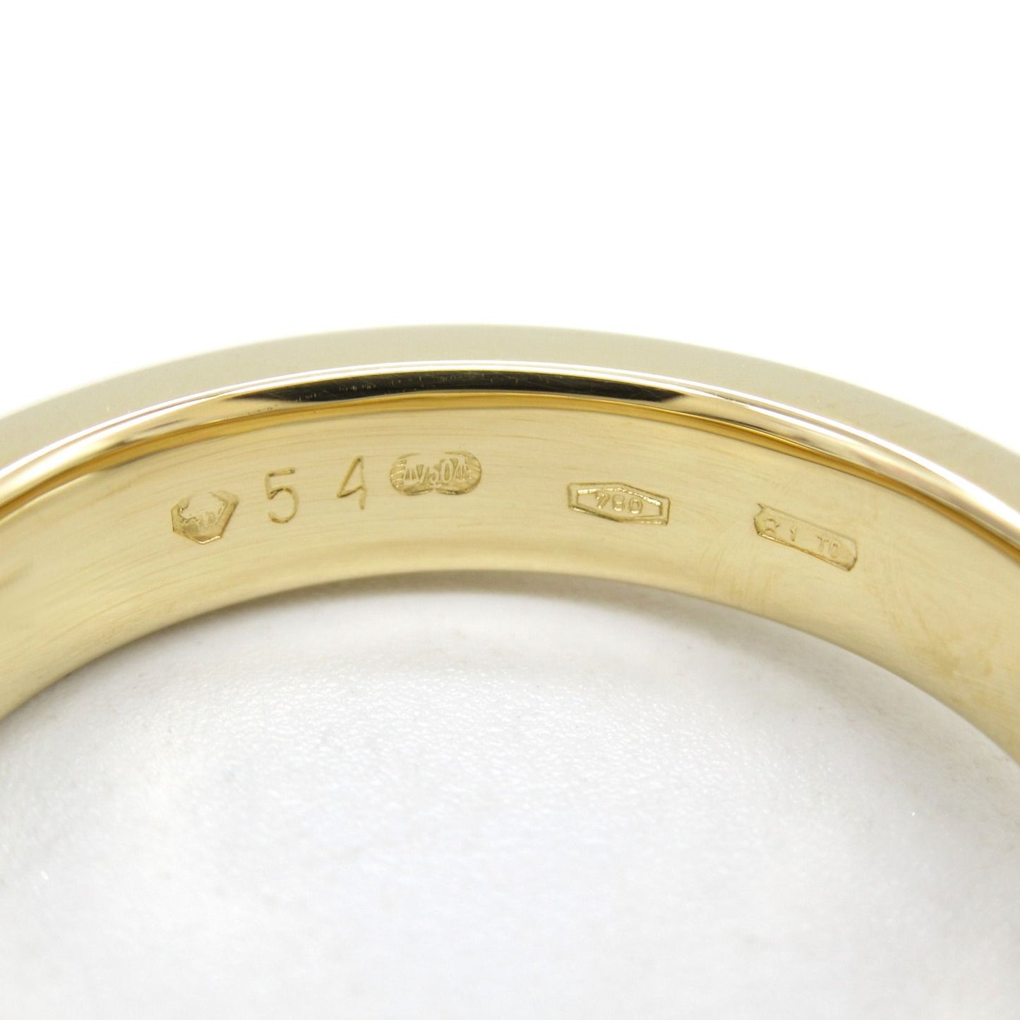 Cartier K18 Gold Thread Ring - Unisex Elegance