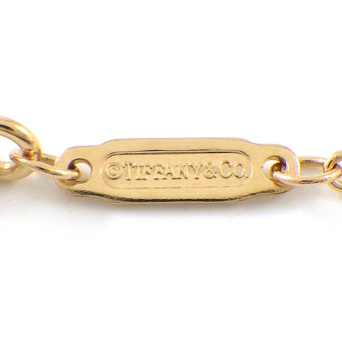 Tiffany & Co. Knot Necklace with 0.38ct Diamond in K18 Pink Gold