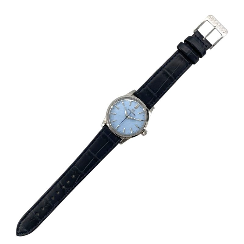 Grand Seiko Elegance Collection SBGX353 Snow White Blue Quartz Watch