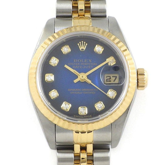 Rolex Datejust 26mm 79173G - Blue Gradient Dial, Diamond Index