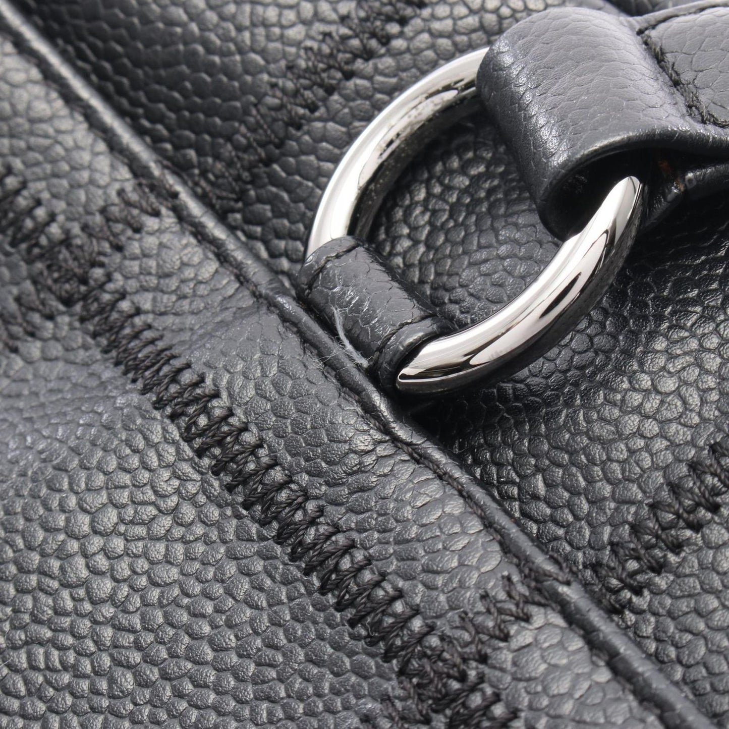 CHANEL Chocolate Bar Tote Bag in Black Caviar Leather