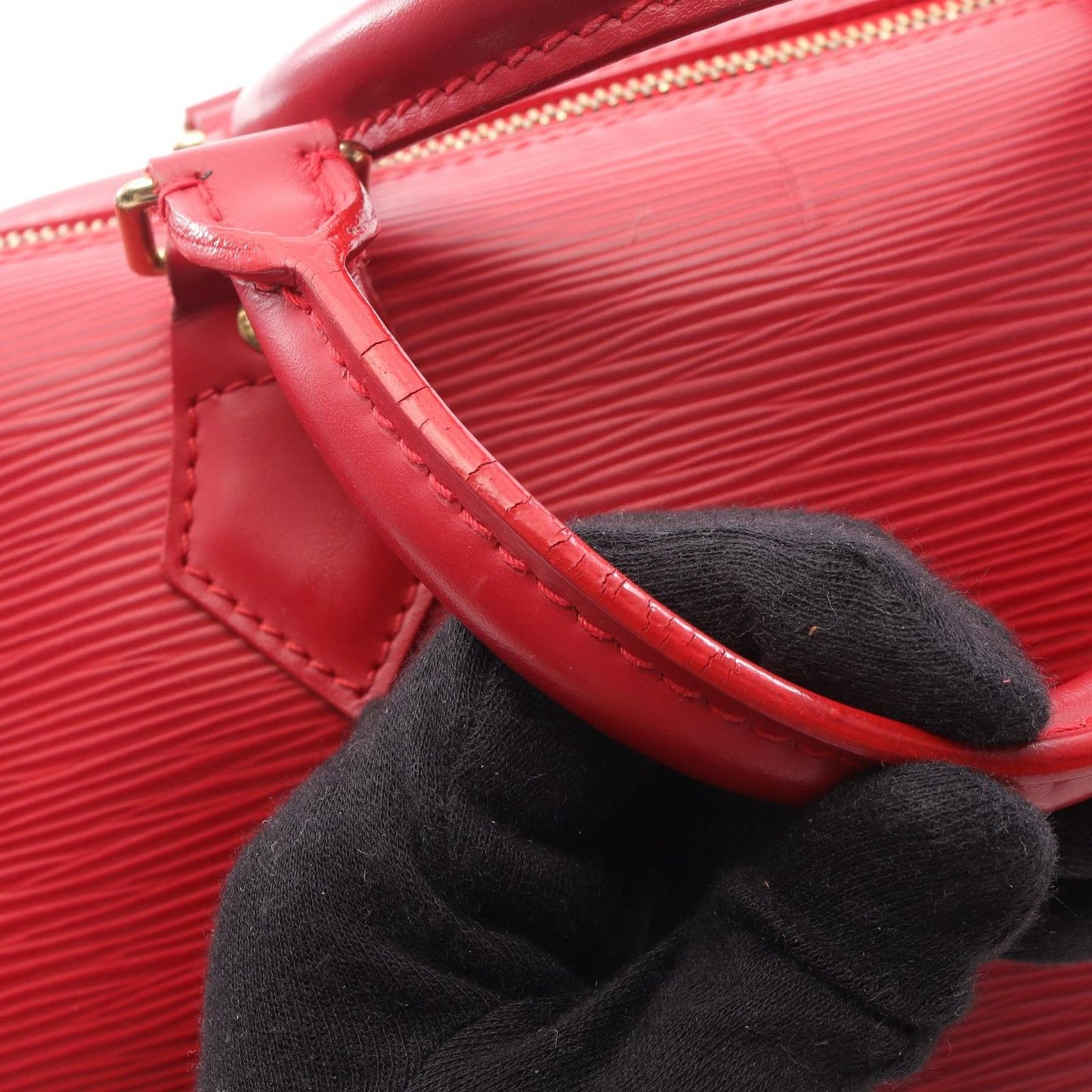 Louis Vuitton Speedy 30 Epi Handbag in Rouge - Timeless Elegance