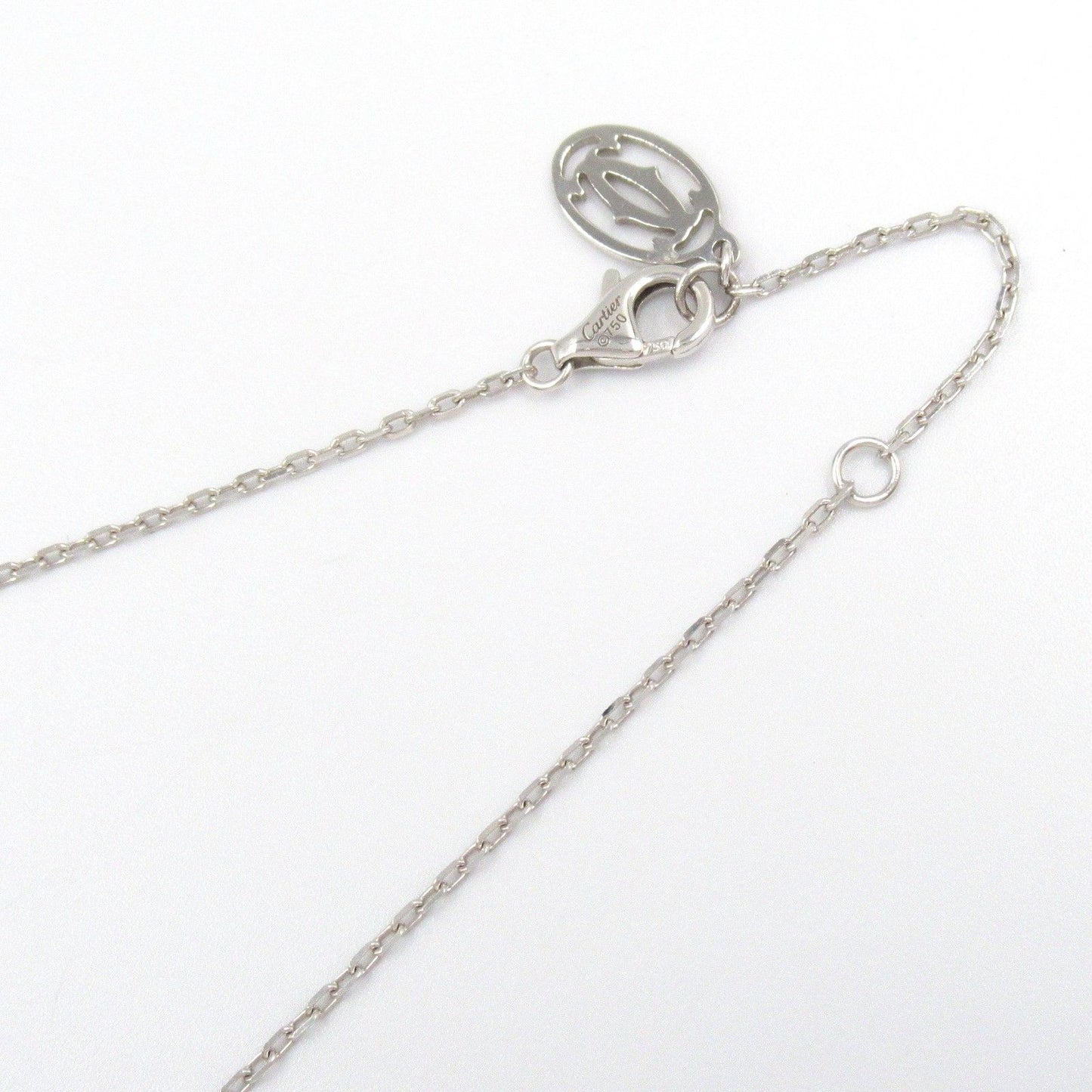 CARTIER Amour Necklace in 18K White Gold with Diamonds