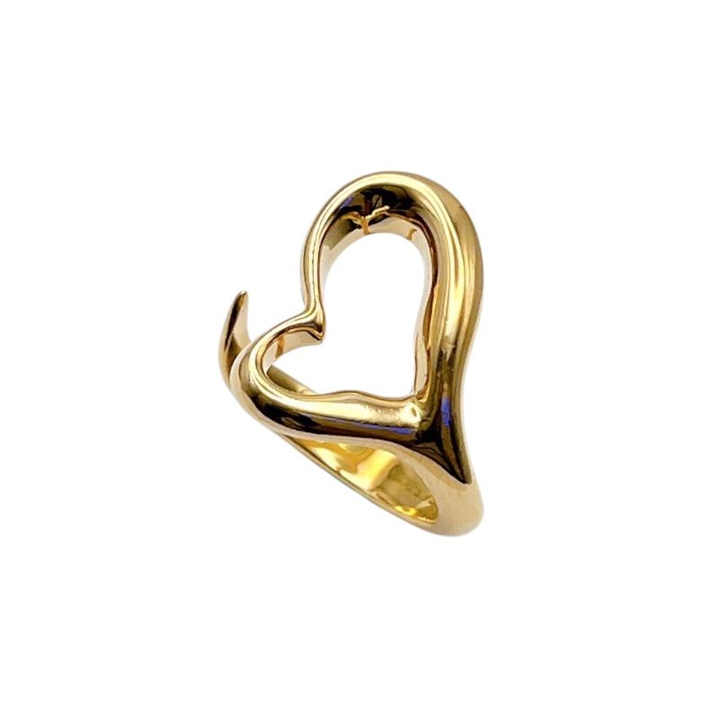Tiffany & Co. Open Heart Ring in 18K Yellow Gold - Timeless Elegance