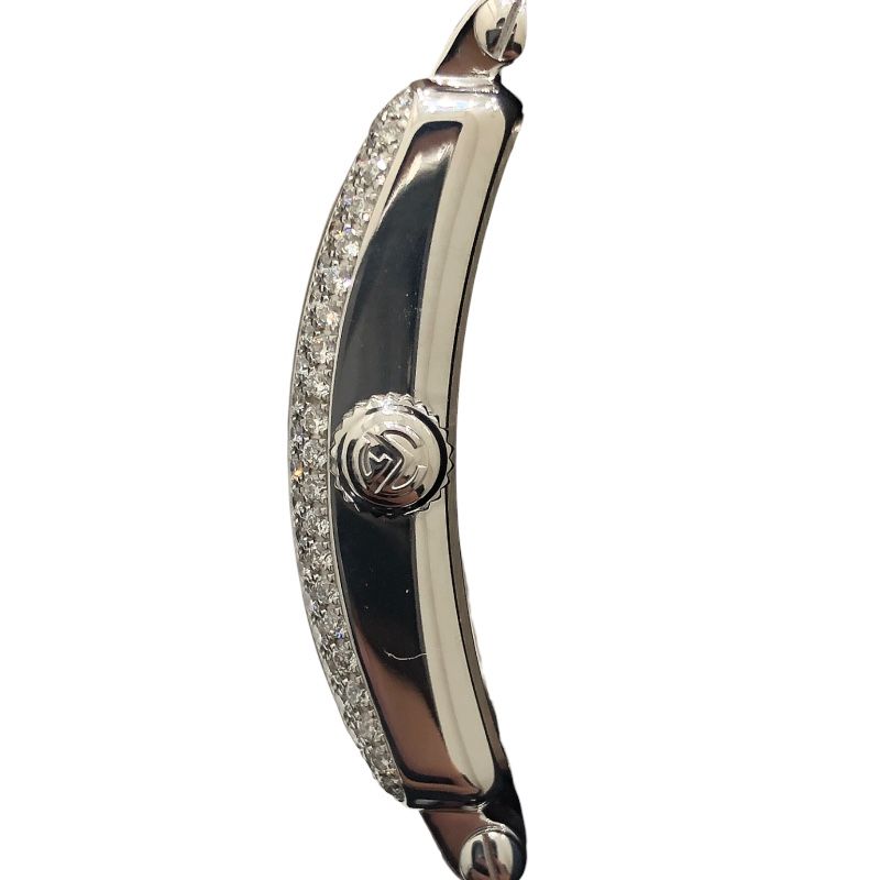 FRANCK MULLER Long Island 902QZDCD1R K18WG Silver Ladies Watch