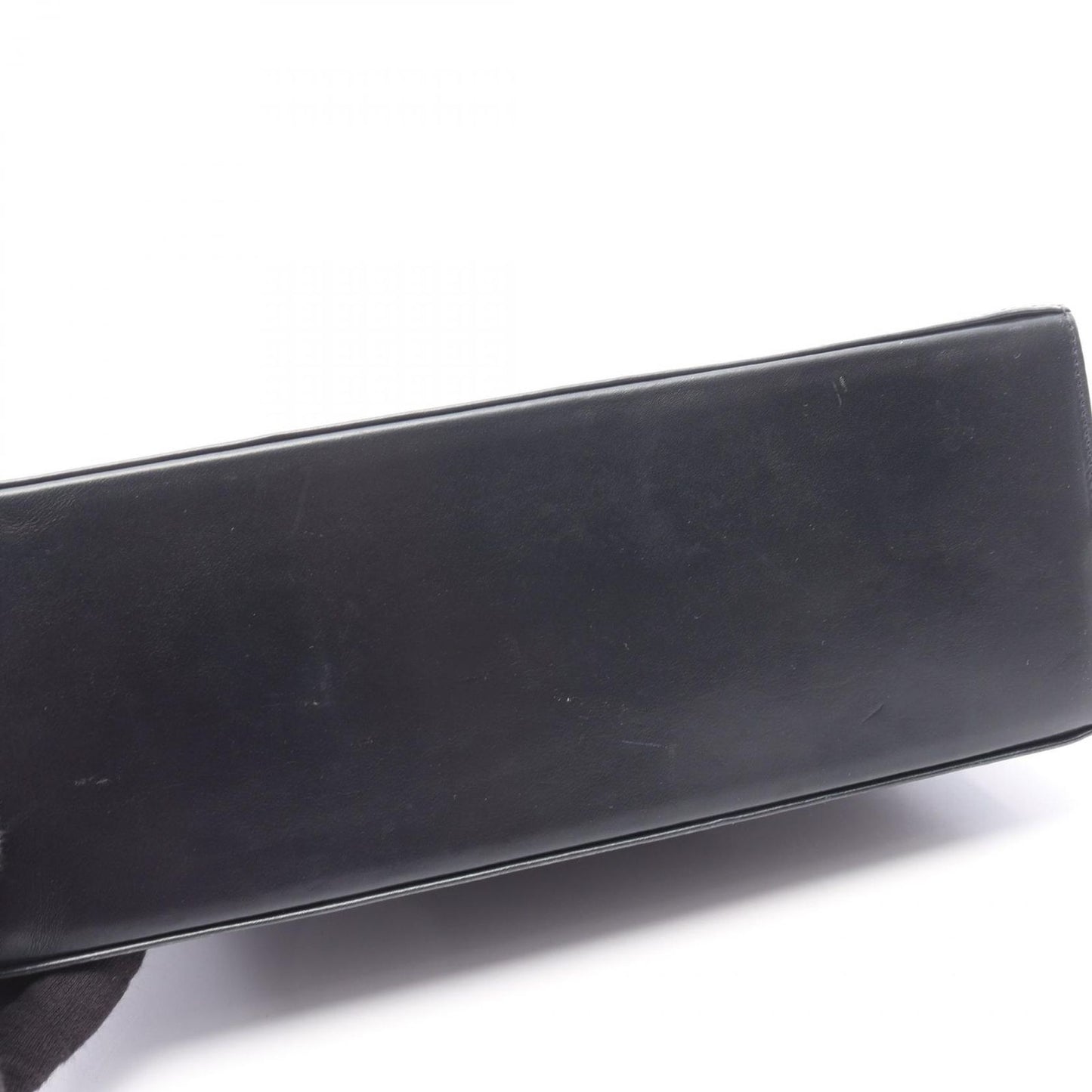 Salvatore Ferragamo Gancini Handbag in Navy Leather - Timeless Elegance