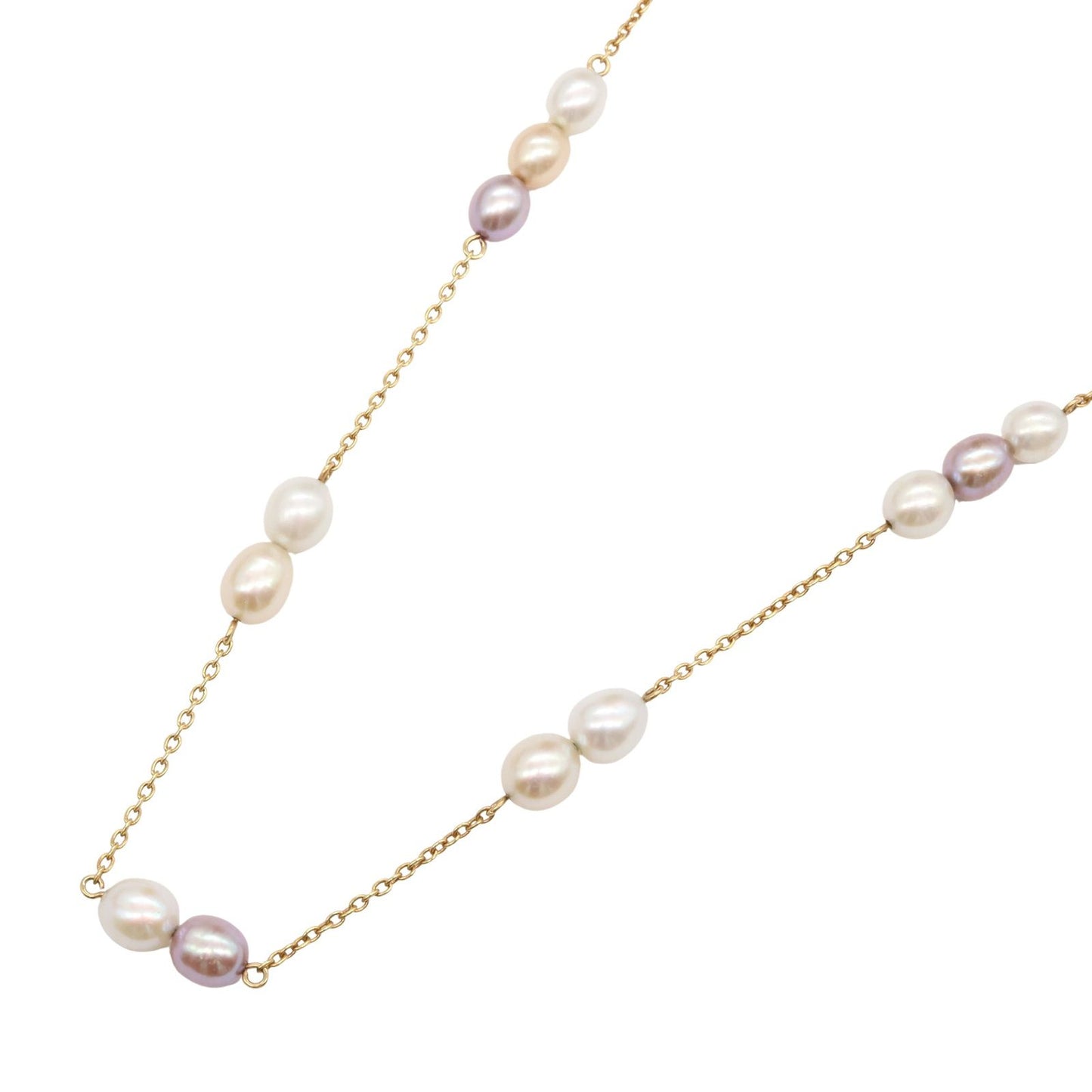 TASAKI Pearl Necklace in K18 Yellow Gold - Exquisite Elegance