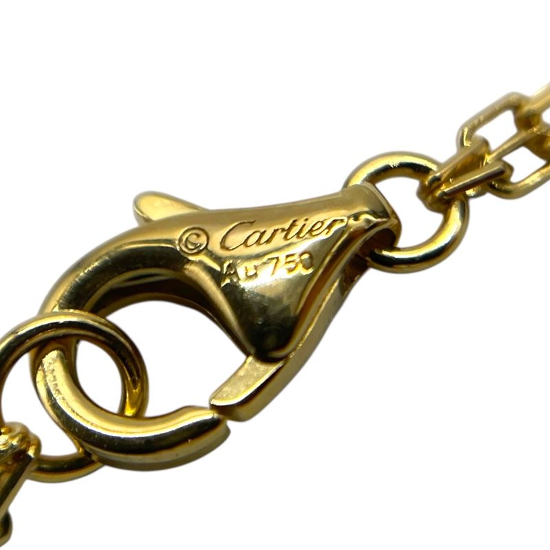 Cartier Love Circle Necklace with Diamonds in 750YG Gold