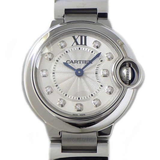 Cartier Ballon Bleu WE902073 Silver Dial Diamond Index Watch