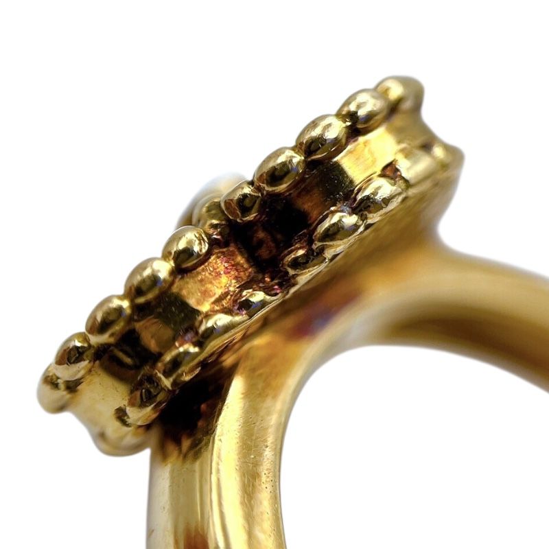 Van Cleef & Arpels Vintage Alhambra Ring in K18 Gold & MOP