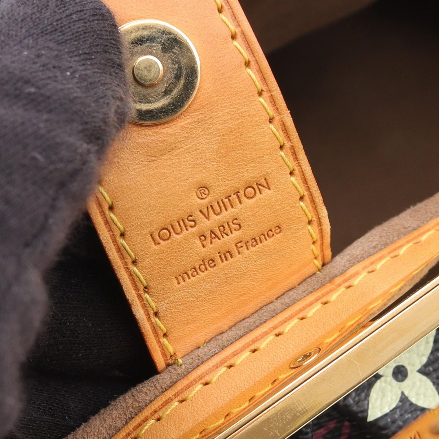 Louis Vuitton Judy GM Monogram Multicolor Handbag - Black