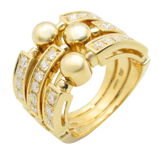 BVLGARI Allegra Diamond Ring in 18K Yellow Gold - Exquisite Craftsmanship