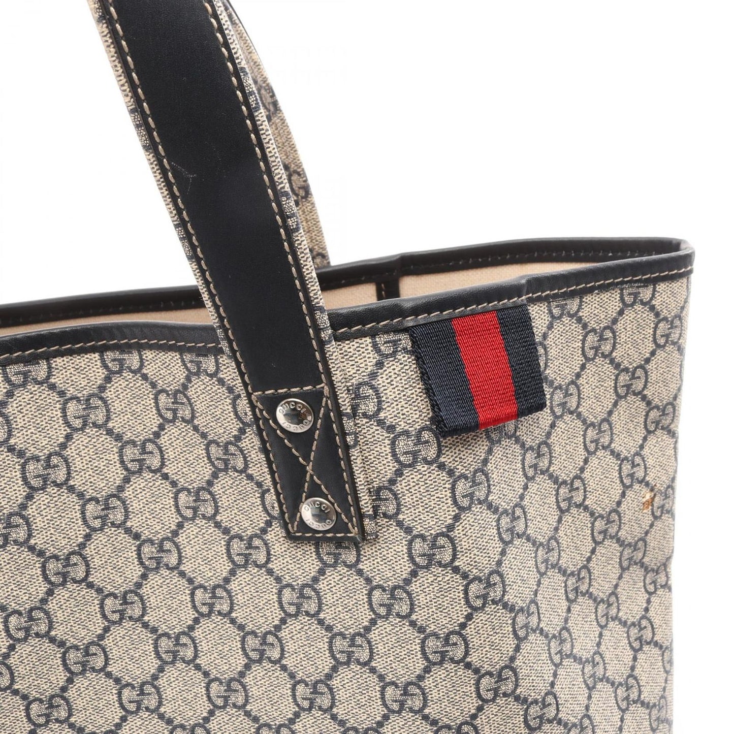 GUCCI GG Supreme Sherry Line Tote Bag - Timeless Elegance