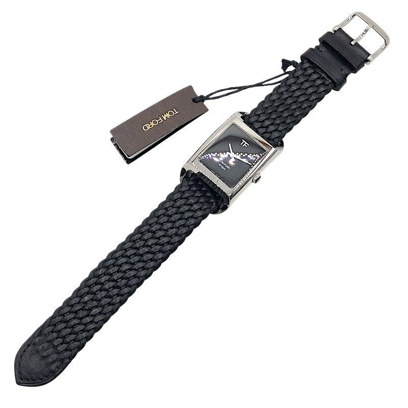TOM FORD N.004 Black & Silver Ladies Quartz Watch - Pristine Condition