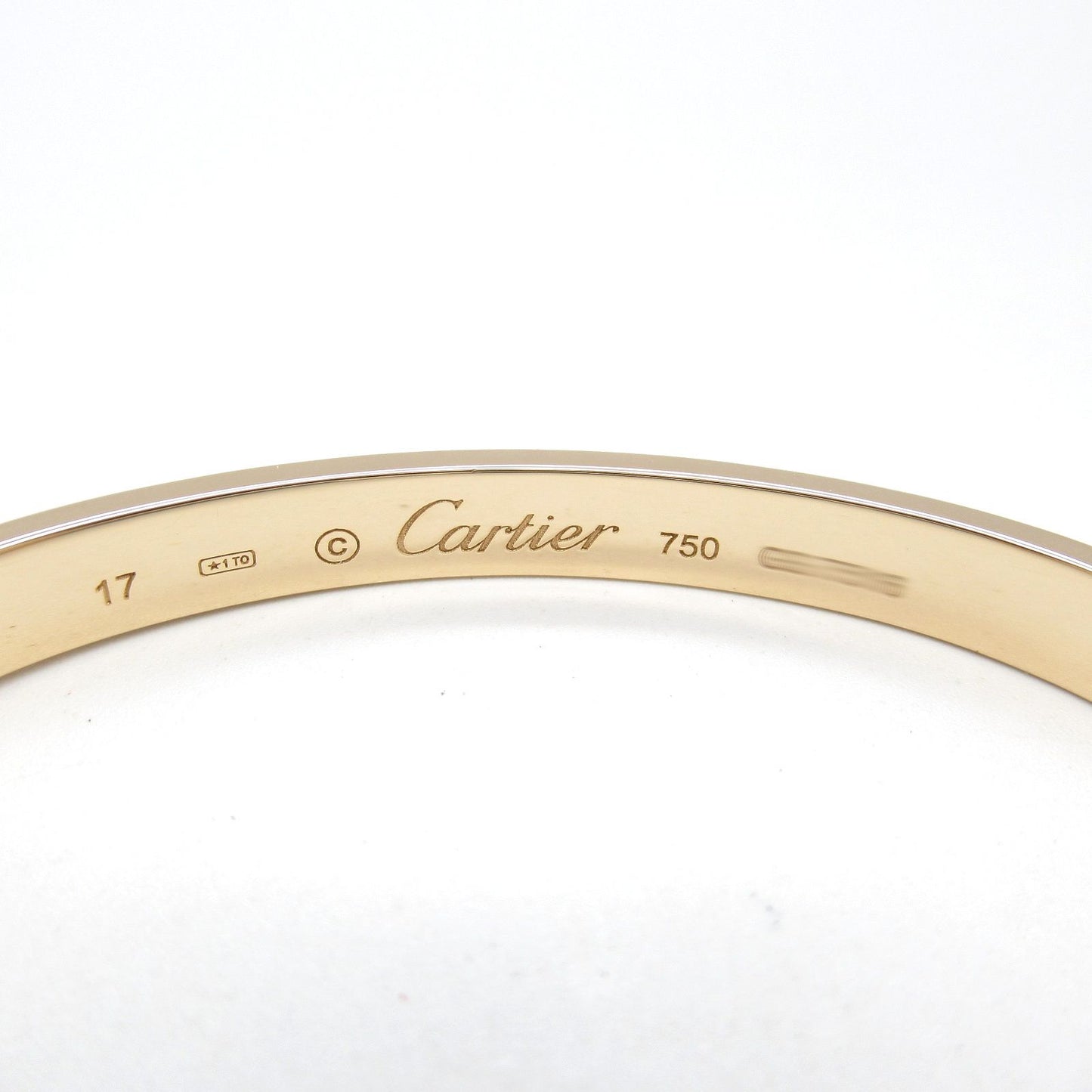 CARTIER Love Open Bracelet in K18 Pink Gold - 15.5cm