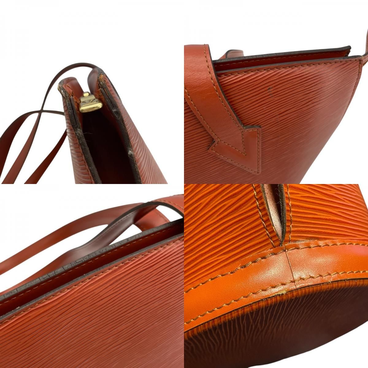 Louis Vuitton Saint Jacques Shopping Handbag - Brown Epi Leather