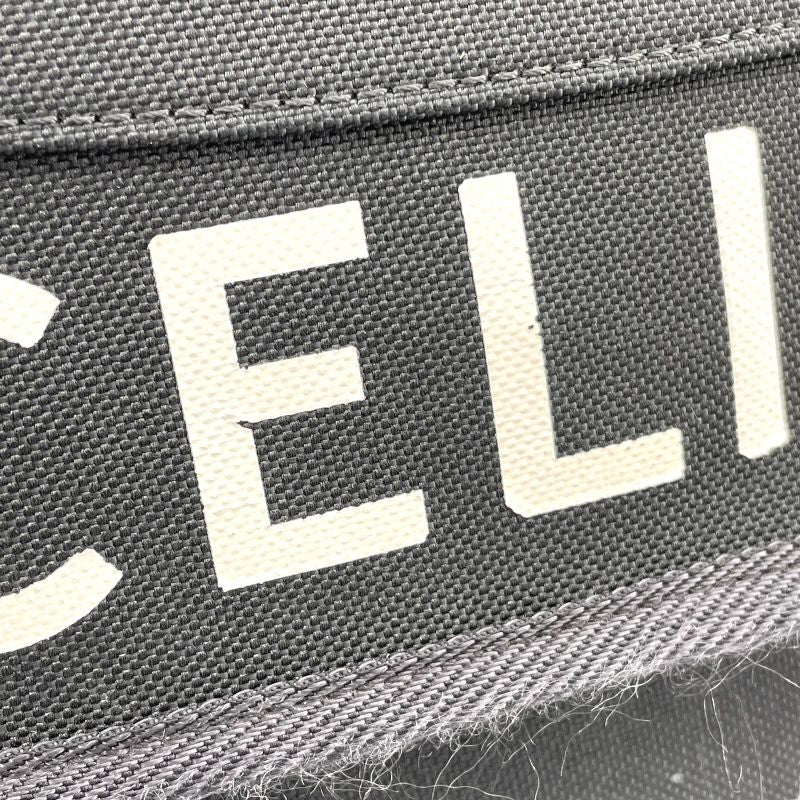 CELINE Trekking Messenger Bag in Black Canvas - Unisex Luxury