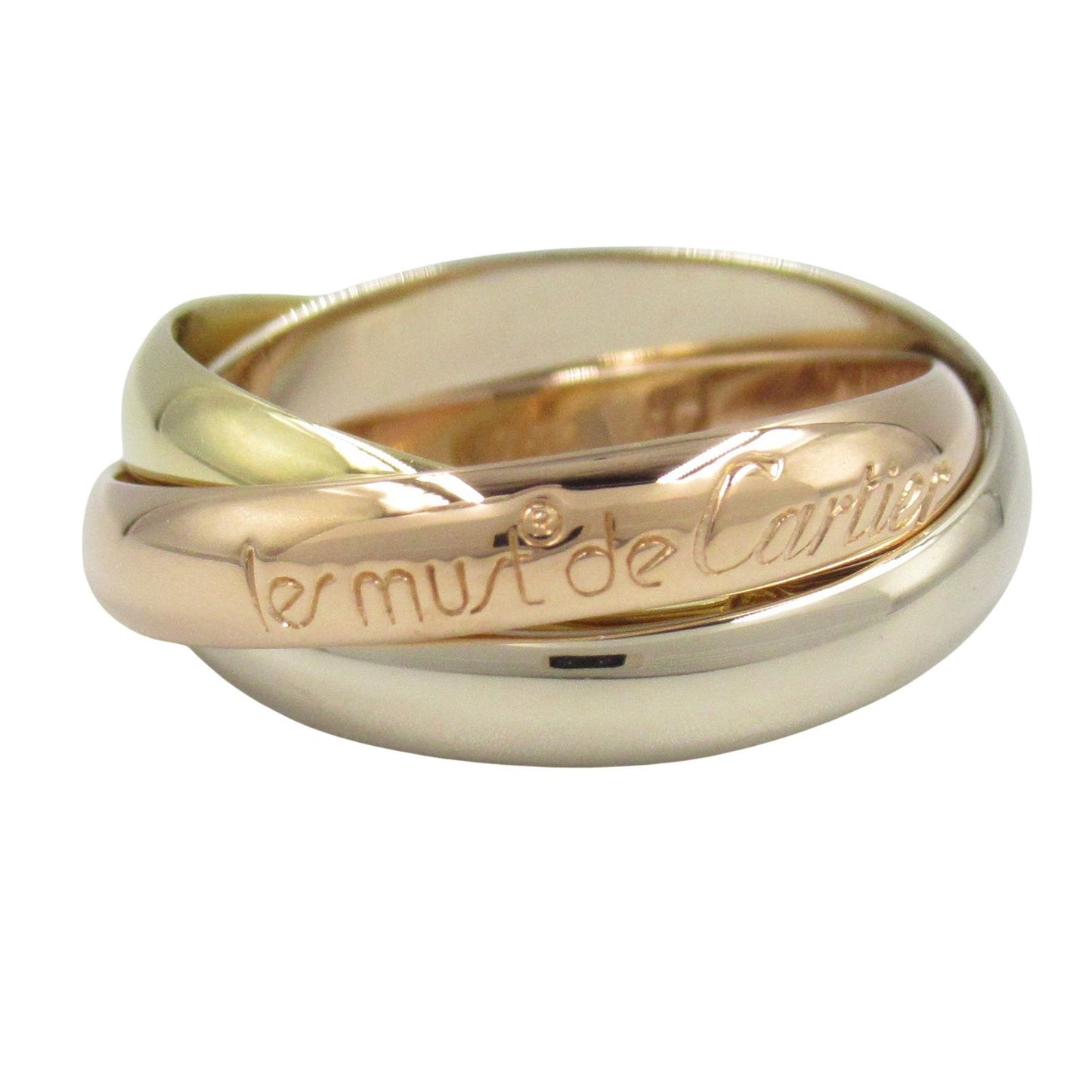 Cartier Trinity Ring in K18 Yellow, White & Pink Gold - Unisex