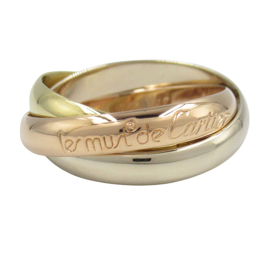 Cartier Trinity Ring in K18 Yellow, White & Pink Gold - Unisex