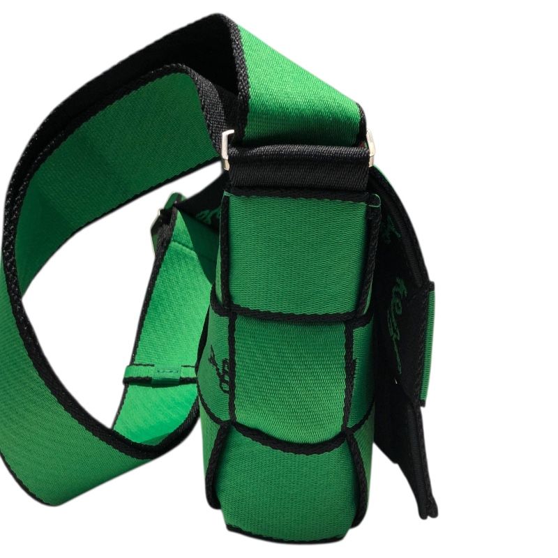 Bottega Veneta Webbing Cassette Shoulder Bag - Green/Black/Silver