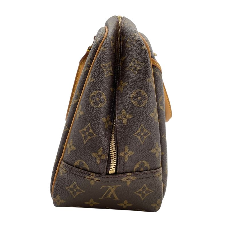Louis Vuitton Deauville Monogram Canvas Handbag - Brown