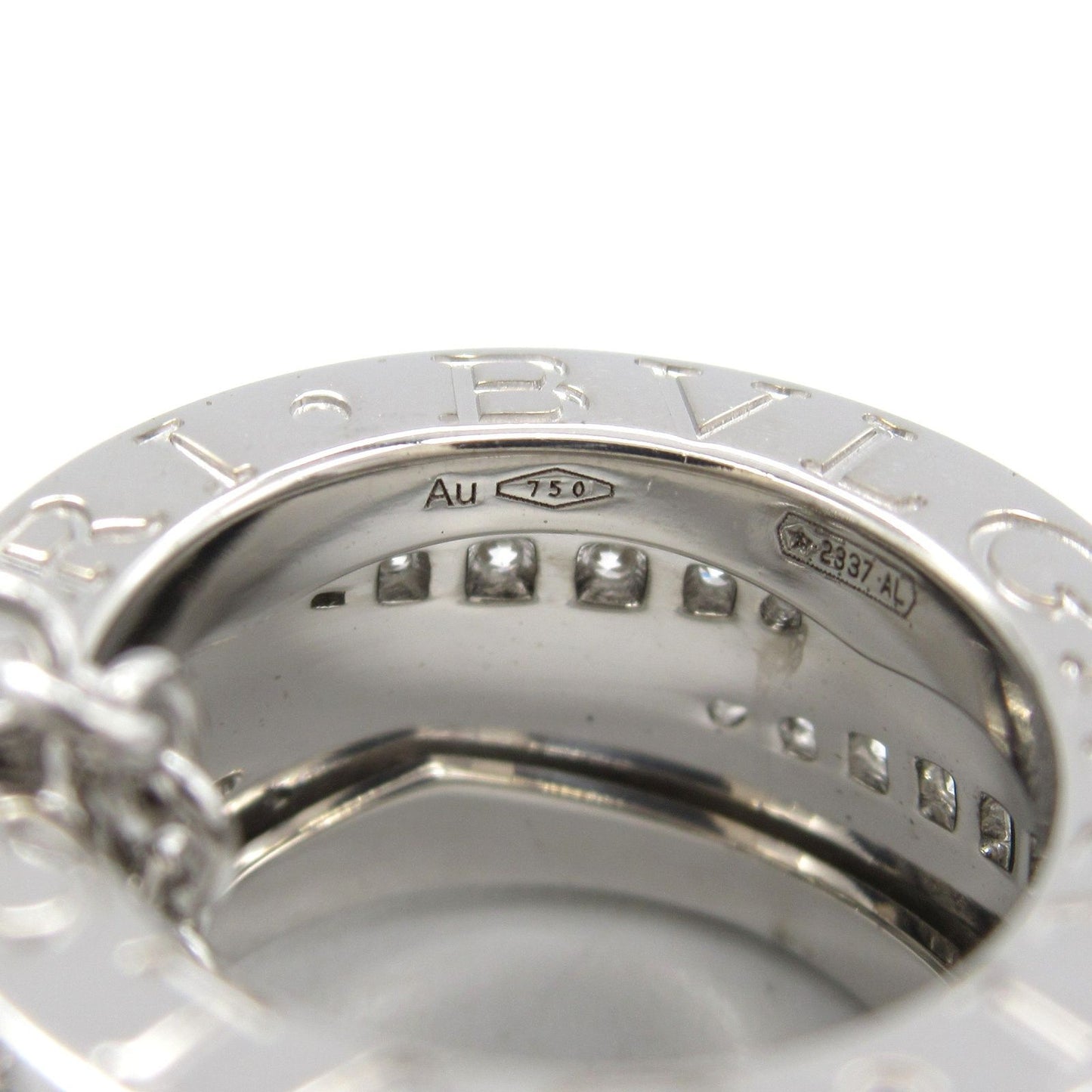 BVLGARI B-zero1 Diamond Necklace in 18K White Gold
