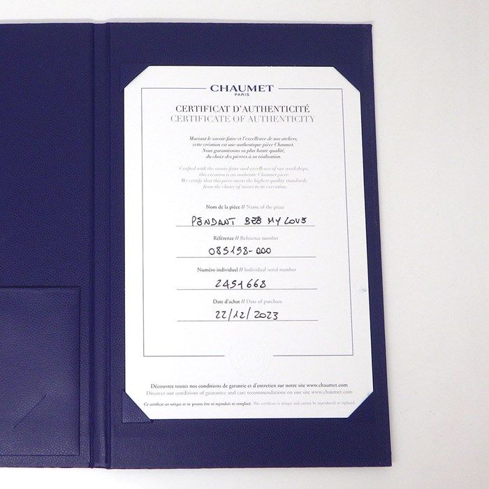 Chaumet Bee de Chaumet Small Model Necklace with Diamonds