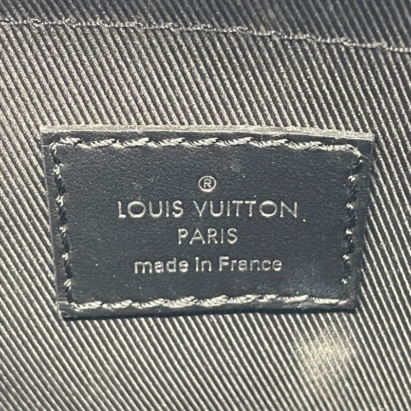 Louis Vuitton Steamer Messenger Bag M45585 - Black Monogram Eclipse