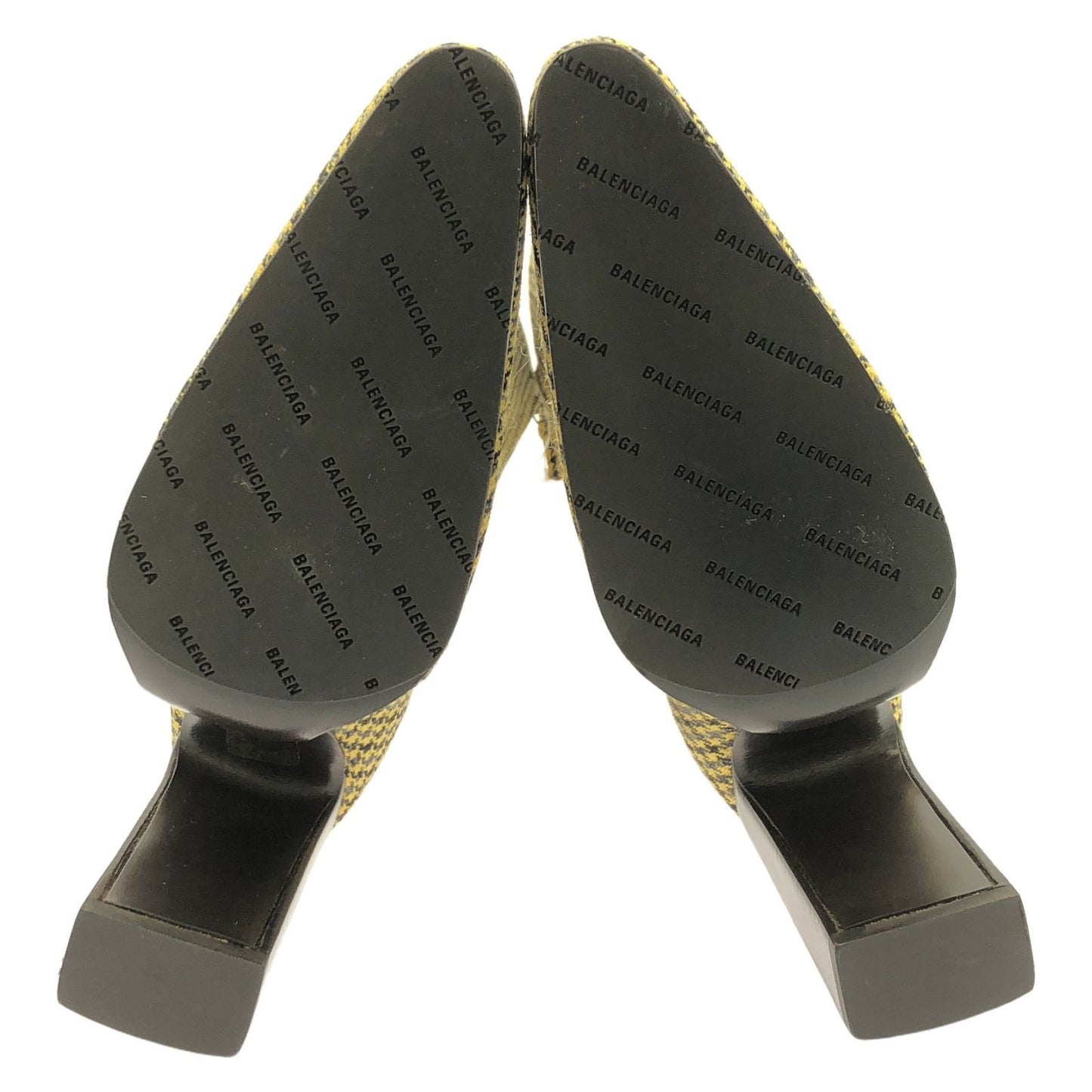 BALENCIAGA Yellow Long Boots - Unworn Luxury Footwear