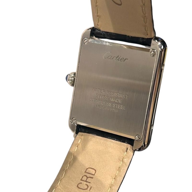 Cartier Tank Solo SM W520005 - Elegant Silver Dial Quartz Watch