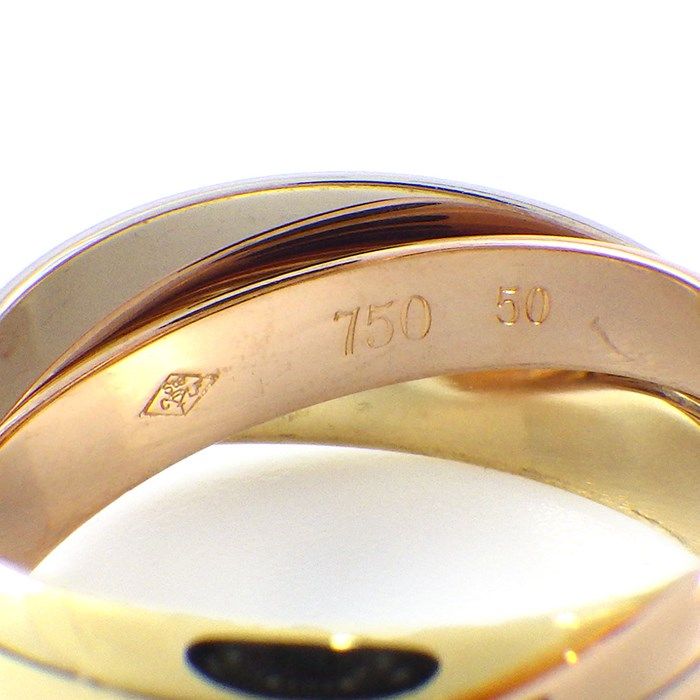 Cartier Trinity Ring in Three Colors of Gold - Size 10