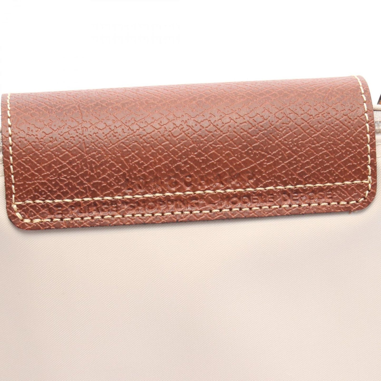 Longchamp Le Pliage Original M Tote Bag - Beige/Brown Canvas