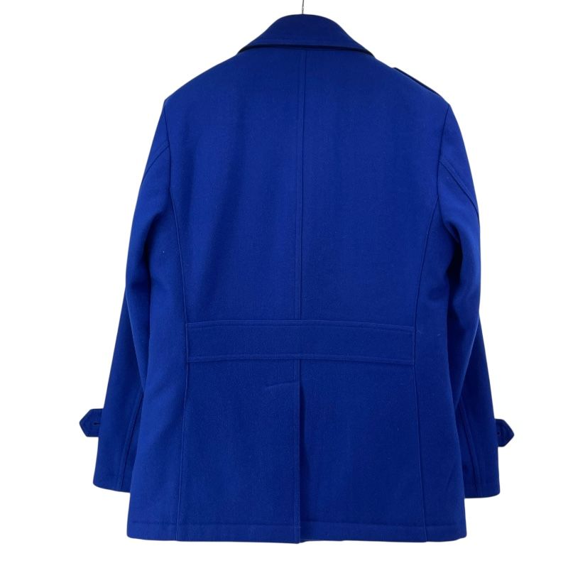 Burberry Black Label Wool Overcoat in Blue - Timeless Elegance