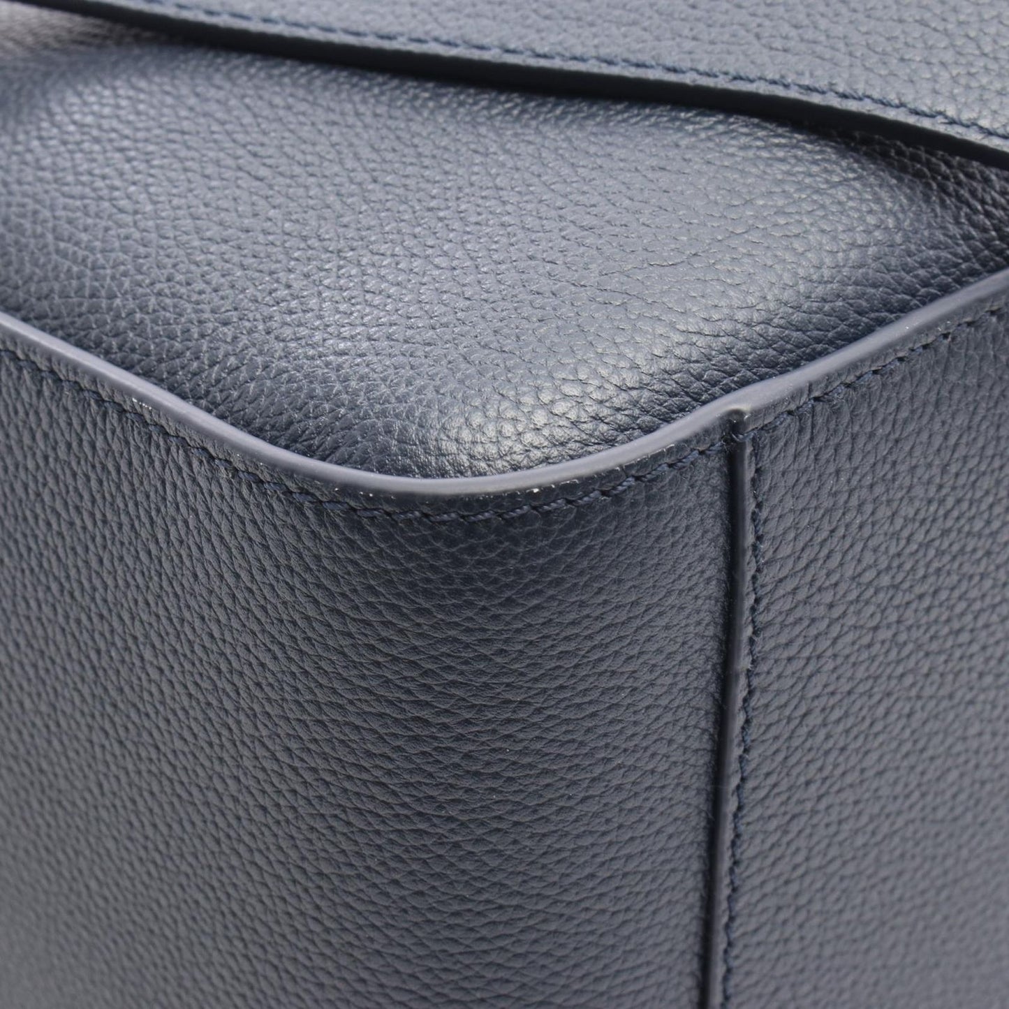 LOEWE Hammock Compact Handbag in Dark Navy Leather