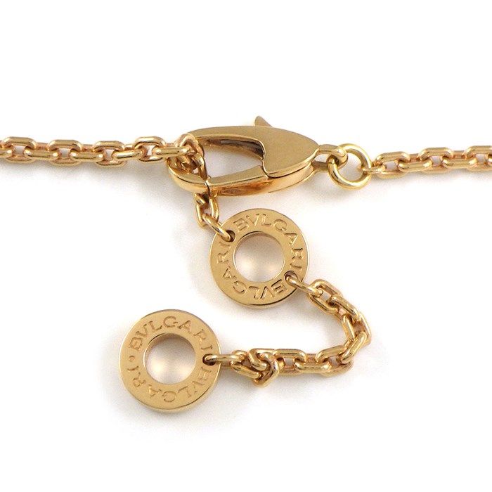 BVLGARI Serpenti Viper Necklace in K18 Pink Gold with White Shell