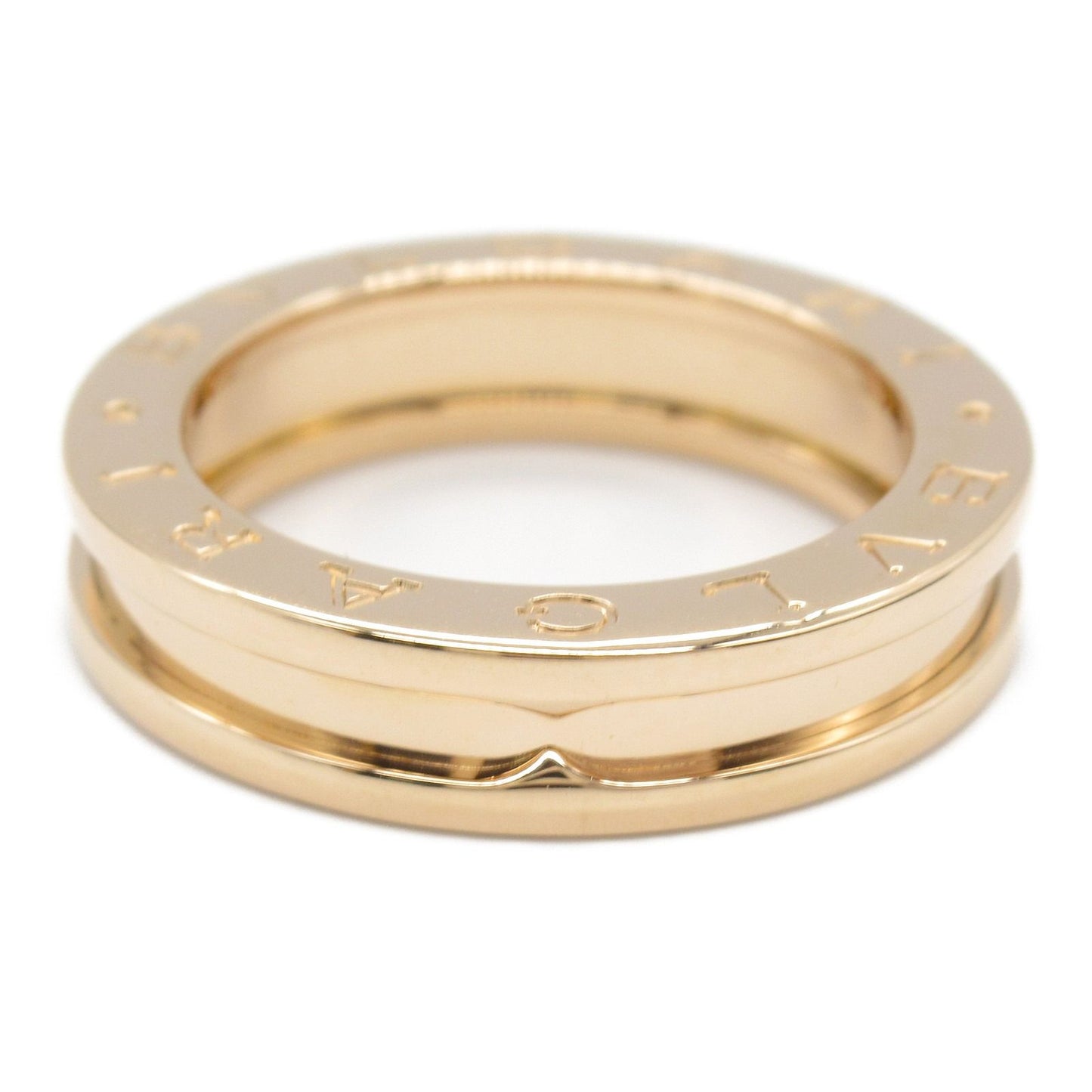 BVLGARI B-zero1 Ring in K18 Pink Gold - Timeless Elegance